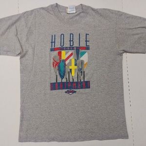 Vintage Hobie Crew Equipment Gray T-Shirt